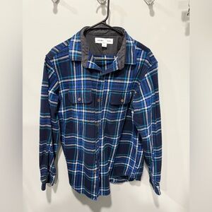 Mens old navy plaid flannel size large